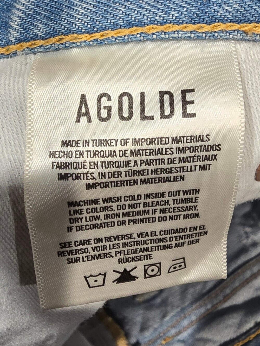 Agolde Parker High Waisted Vintage Cutoff Shorts - Picture 6 of 7